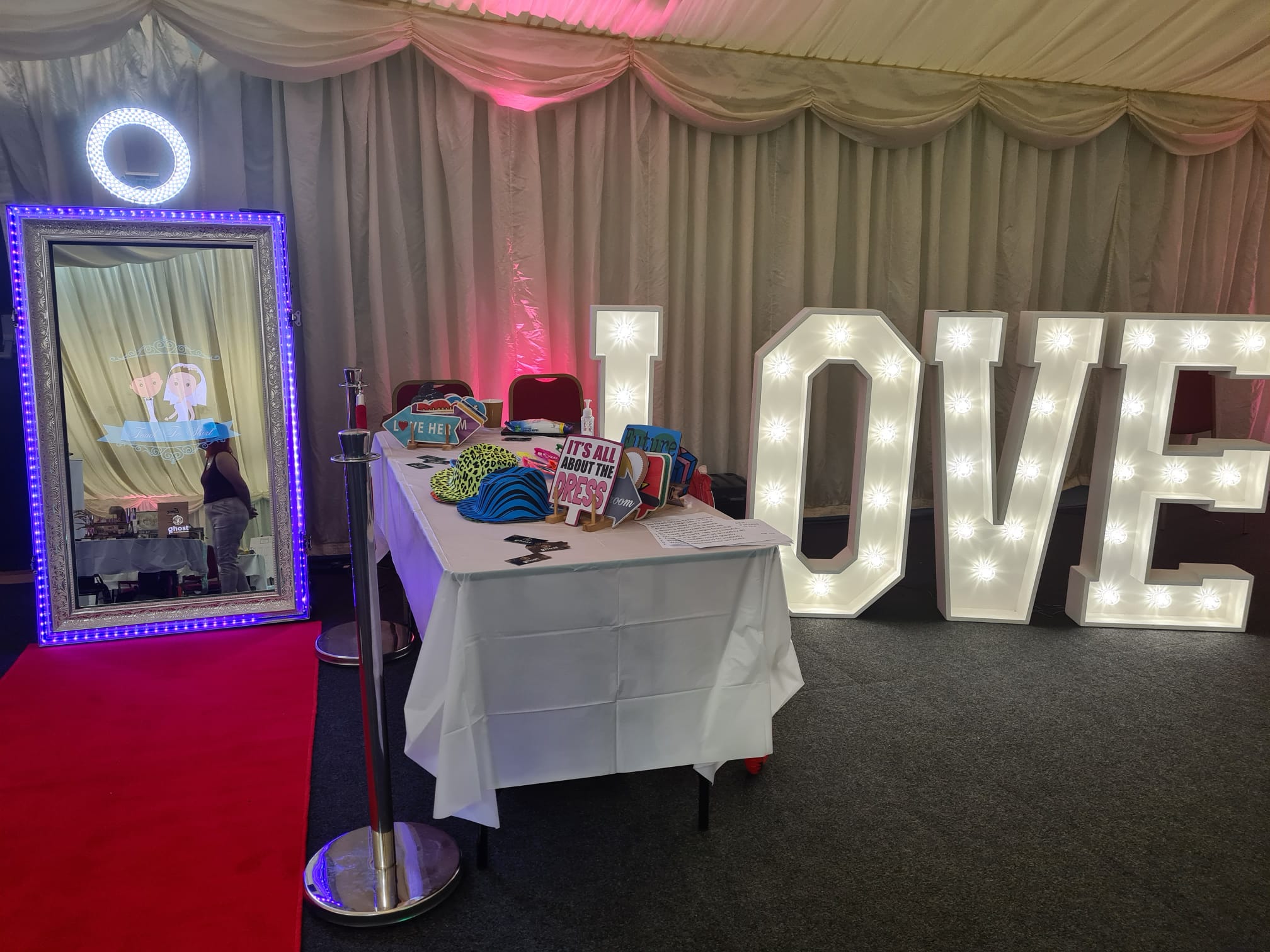 Light Up Letters for Wedding Ghost Entertainments
