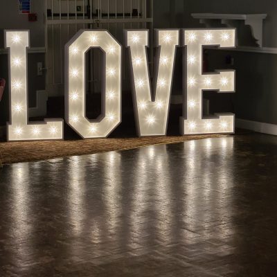 Light Up LED Letters by Ghost